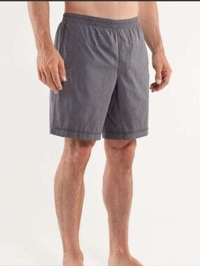 Lululemon Run Response Shorts Lined Grey Size XL